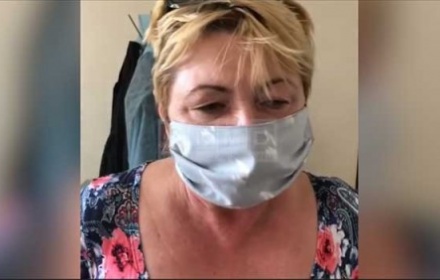 Медики и пациенты которые оказались "заключенными" карантинной больницы в Севастополе записали скандальное видеообращение к властям