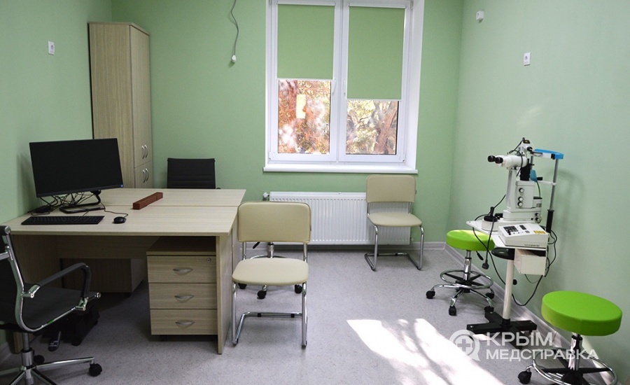В Евпатории завершился капитальный ремонт консультативно-диагностического отделения Медицинского офтальмологического центра