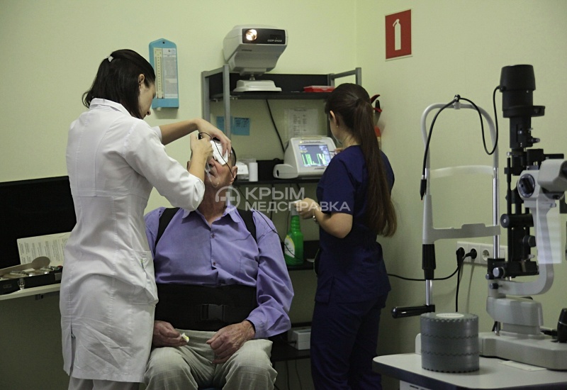 Осмотр офтальмолога в клинике Мир Взглядов